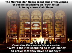 How the Met’s finances will be run in future