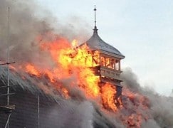 Flash: London arts centre goes up in flames
