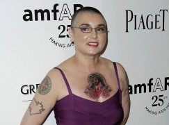 Musician Sinead O'Connor arrives at amfAR's Inspiration Gala in Los Angeles, Thursday, Oct. 27, 2011.  The Gala benefits AIDs research worldwide. (AP Photo/Matt Sayles)