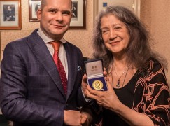 Just in: Royal Philharmonic Society awards its Gold Medal to… Martha