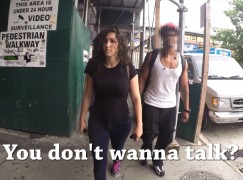 Watch: A female violist dares to walk in New York