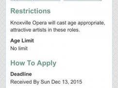 Ugly, old singers need not apply