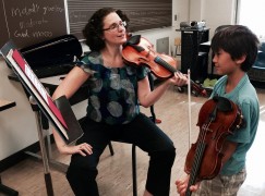 Can our string quartet give a refugee child a voice?