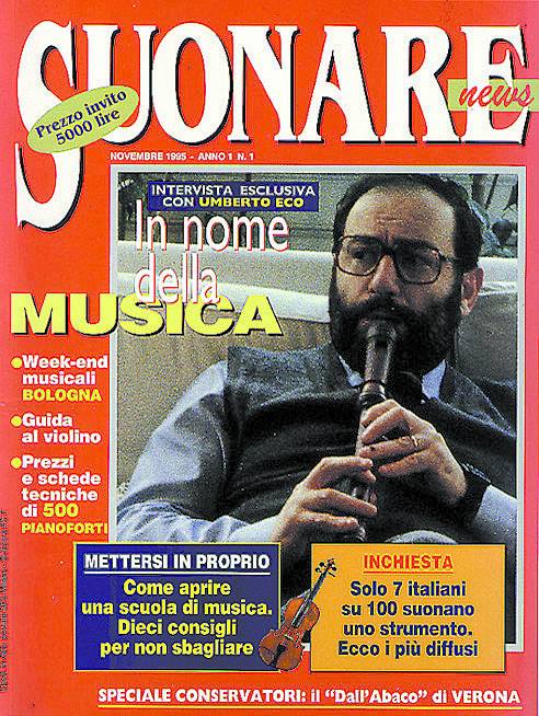 Umberto Eco, flute player