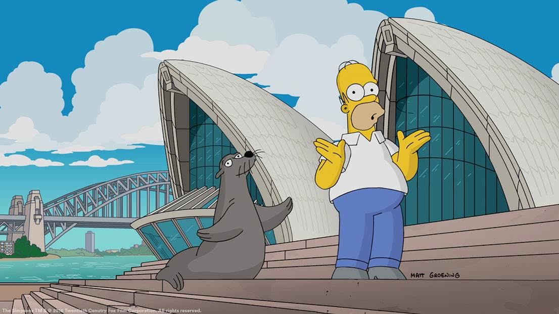 Homer Simpson goes to the opera