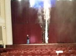 Fire breaks out at the opera