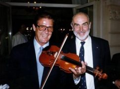 Roger Moore played viola