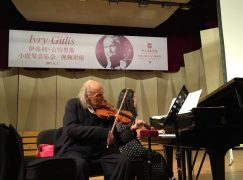 Ivry Gitlis, 94, is teaching in China