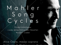 A mezzo records Mahler’s songs. With a man’s face on her album…