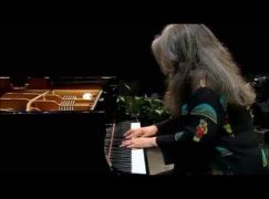 Watch: Martha Argerich mistakes microphone for mobile phone