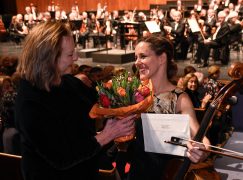 Cellist collects 50k Karajan prize