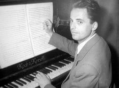 Death of a senior European composer, 93