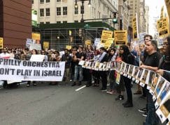 Philadephia’s Brussels concert is disrupted by Palestine protests