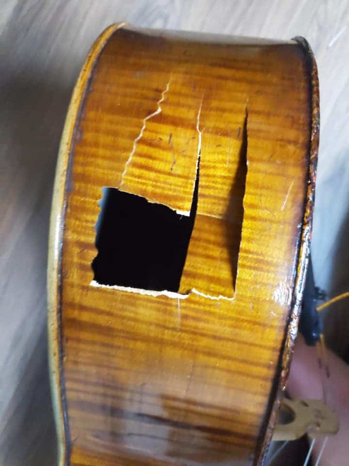 Look what airline did to my cello
