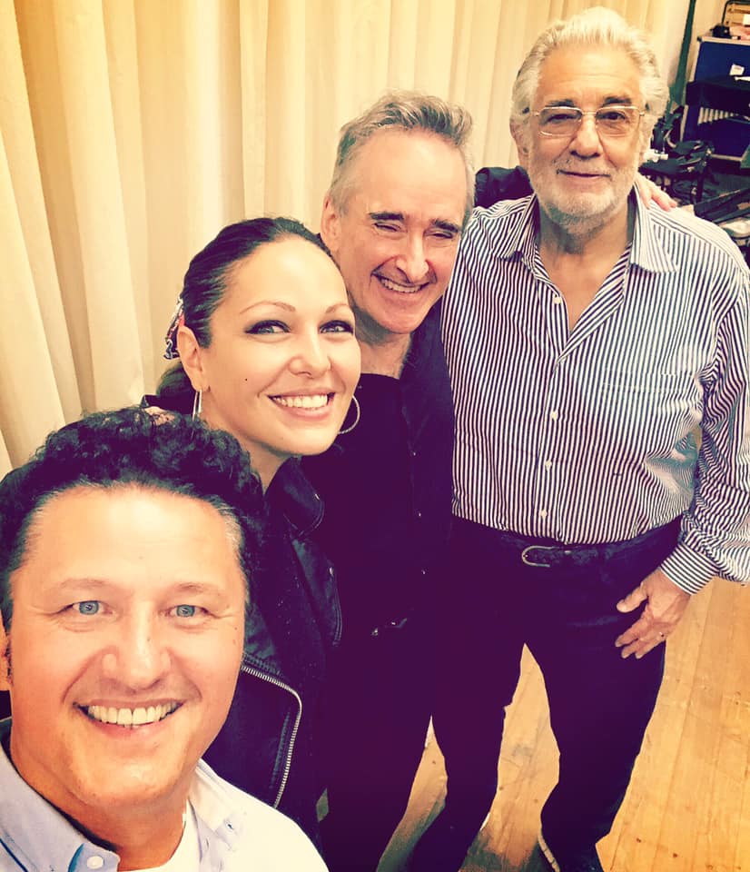 First pic: Domingo in Salzburg rehearsal