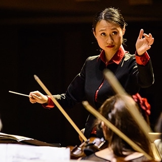 The first ‘female conductor in residence’?