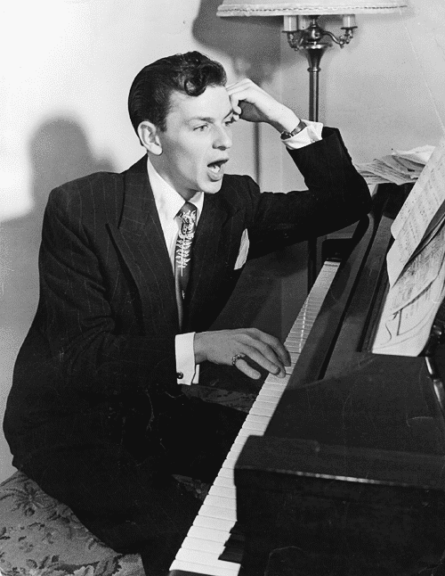 Sinatra’s piano gets hammered
