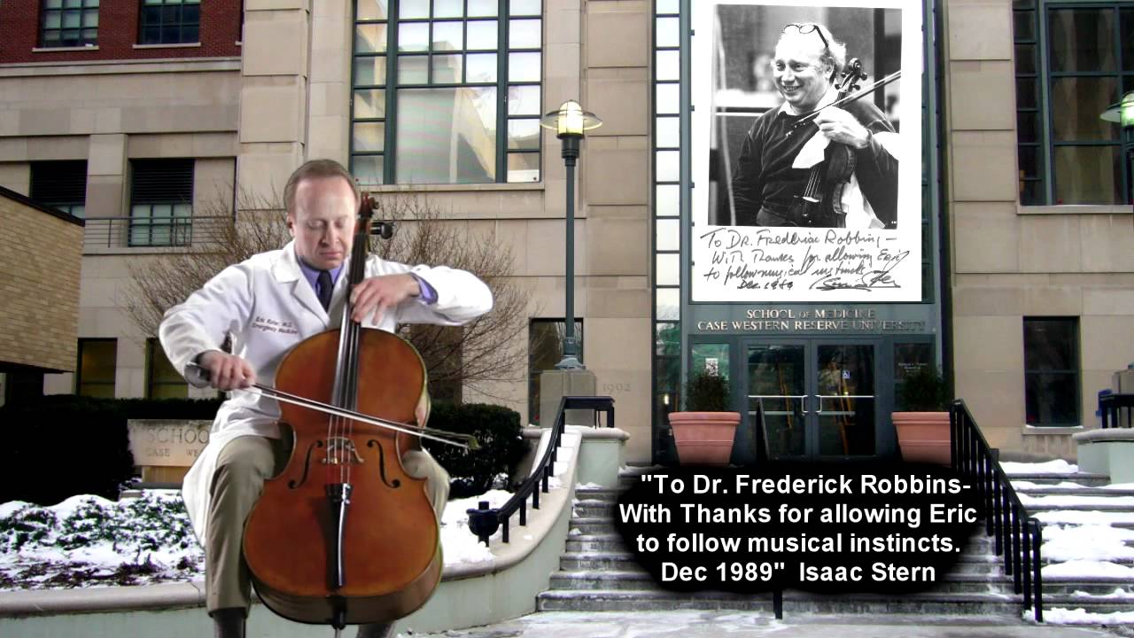 Emergency doctor in Cleveland plays cello between shifts