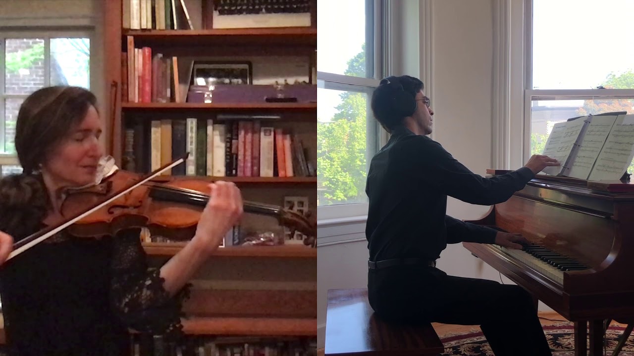 A US concertmaster plays Kaddish for the Covid dead