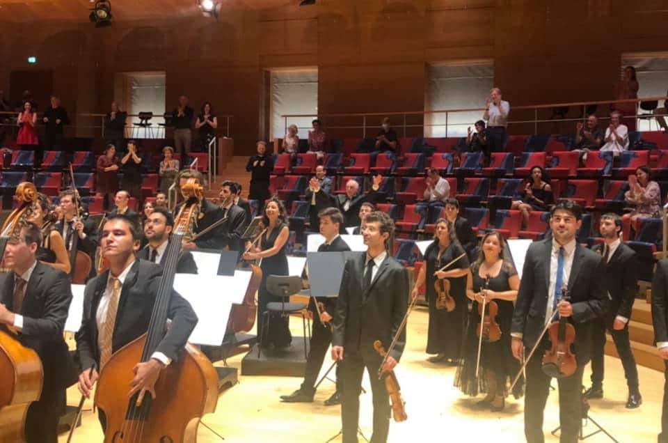 Two music directors play in Barenboim’s orchestra