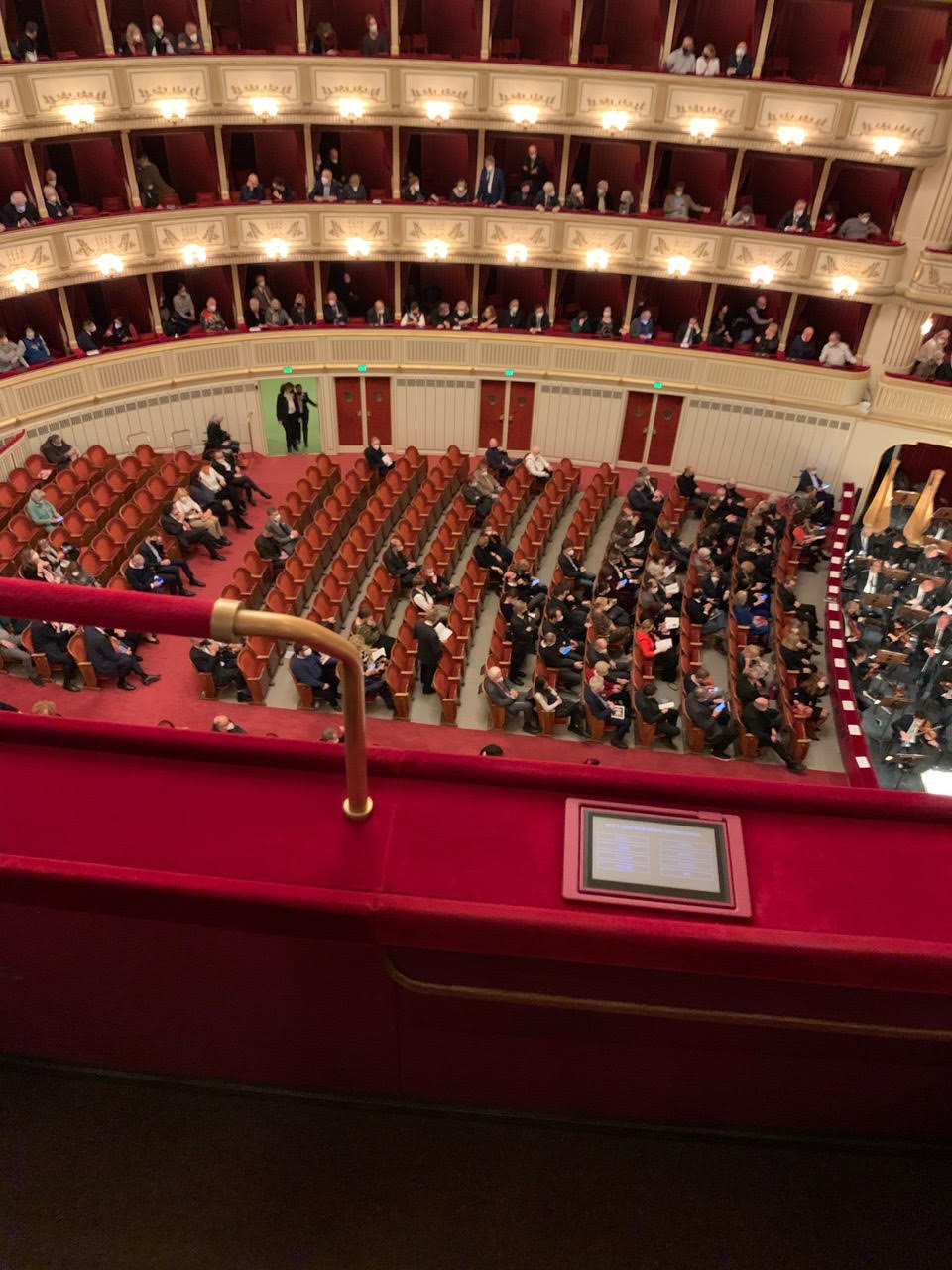 Last night, the Vienna Opera was near empty