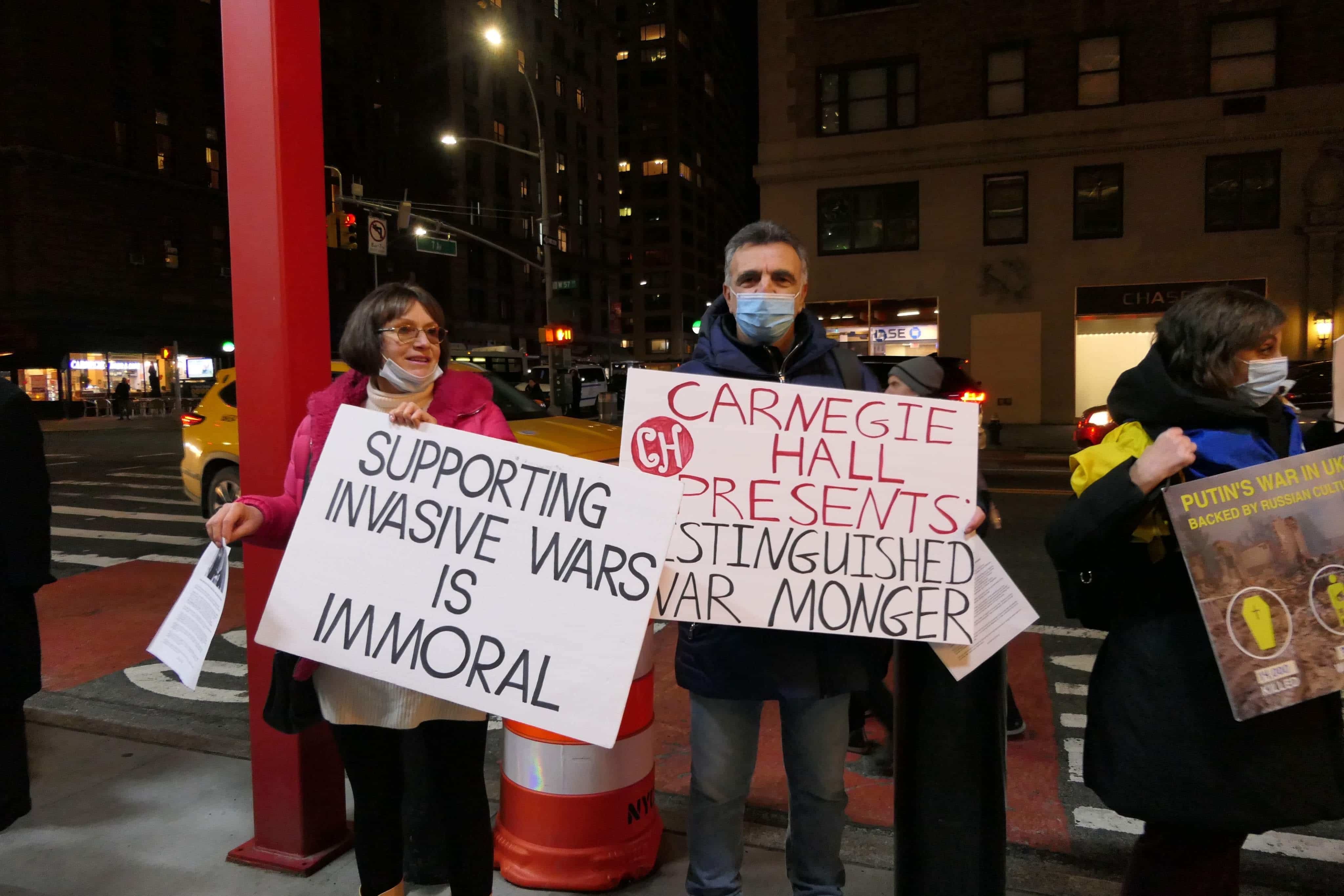 Putin’s pianist is picketed at Carnegie Hall