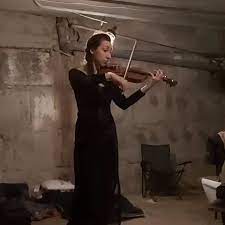 Kharkiv’s bunker violinist usually plays at the opera