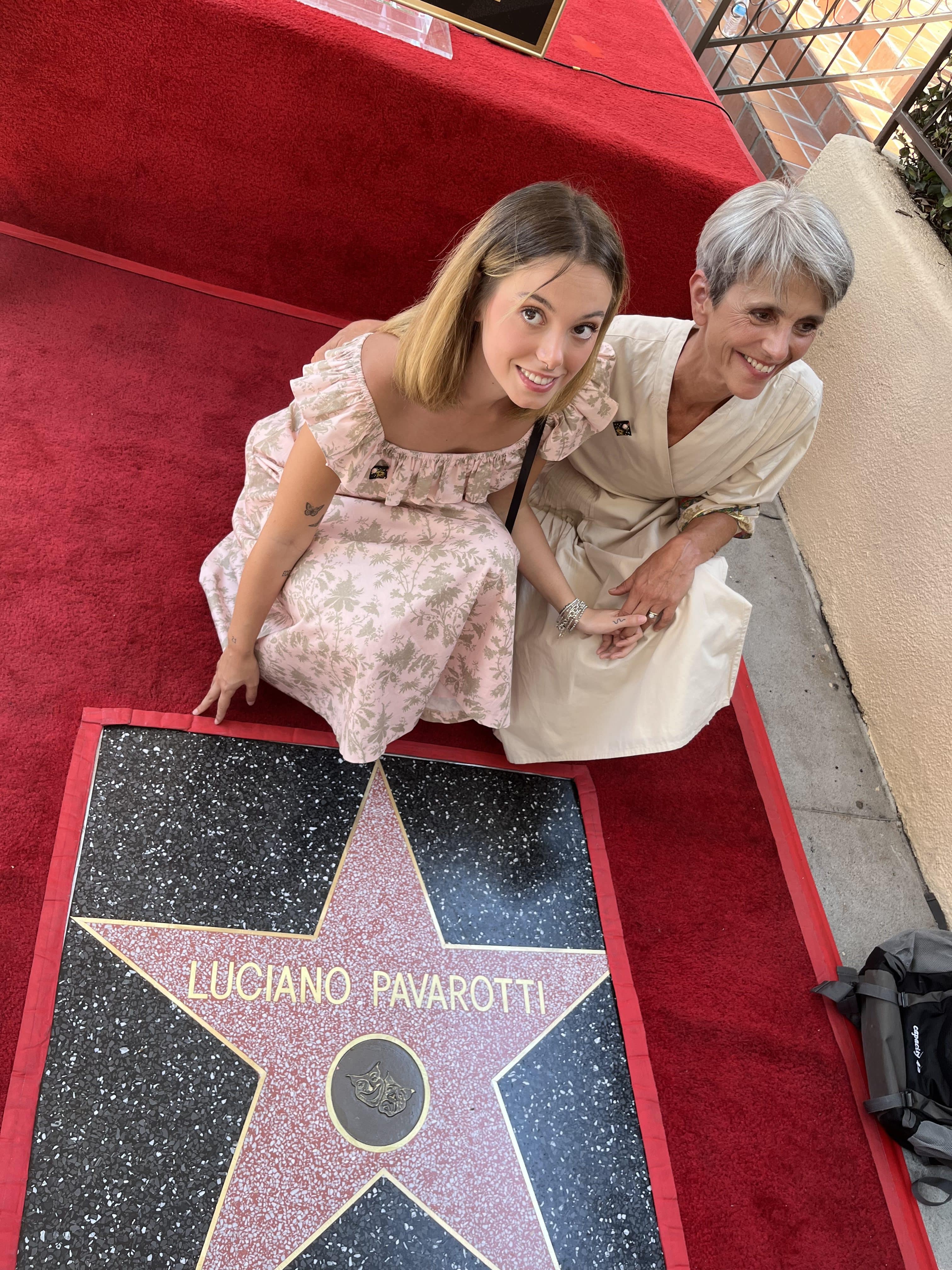 Pavarotti has his moment on Hollywood’s Walk of Fame