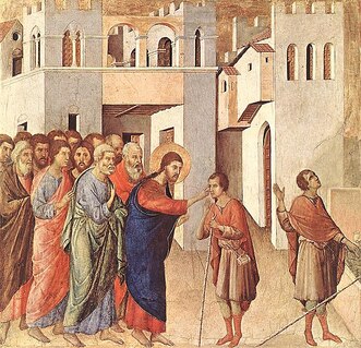 Ruth Leon recommends… Duccio’s The Healing of the Man Born Blind