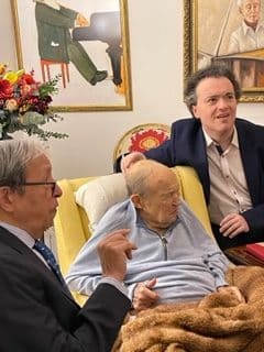 Kissin and Perahia drop by for Menahem’s 99th