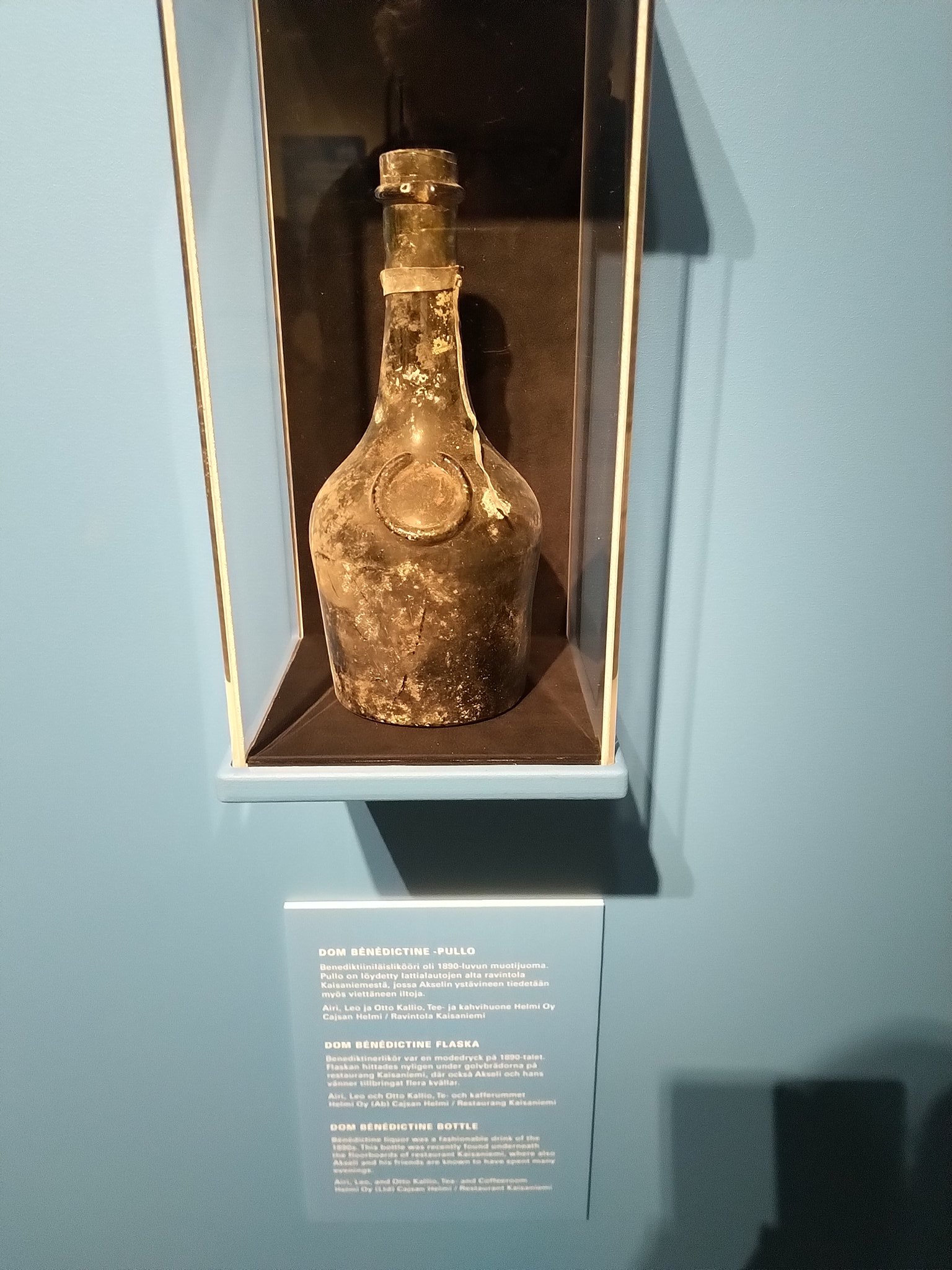 Sibelius bottle goes to national museum