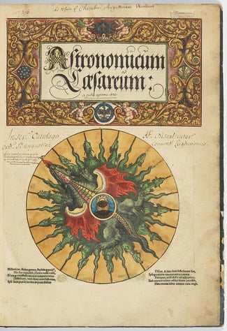 Ruth Leon recommends….  Astronomicum Caesorium Book – Met