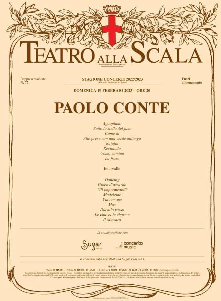 La Scala puts on pop singer
