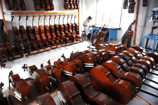 A small town in China makes one million violins each year