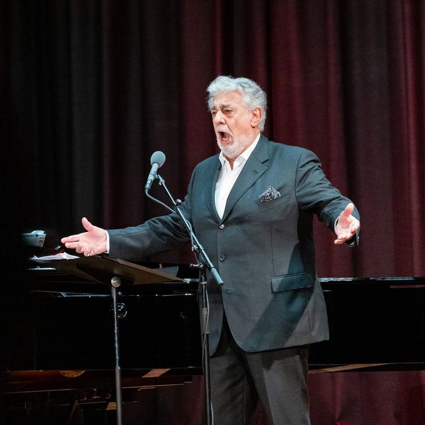Placido Domingo is back singing in the USA