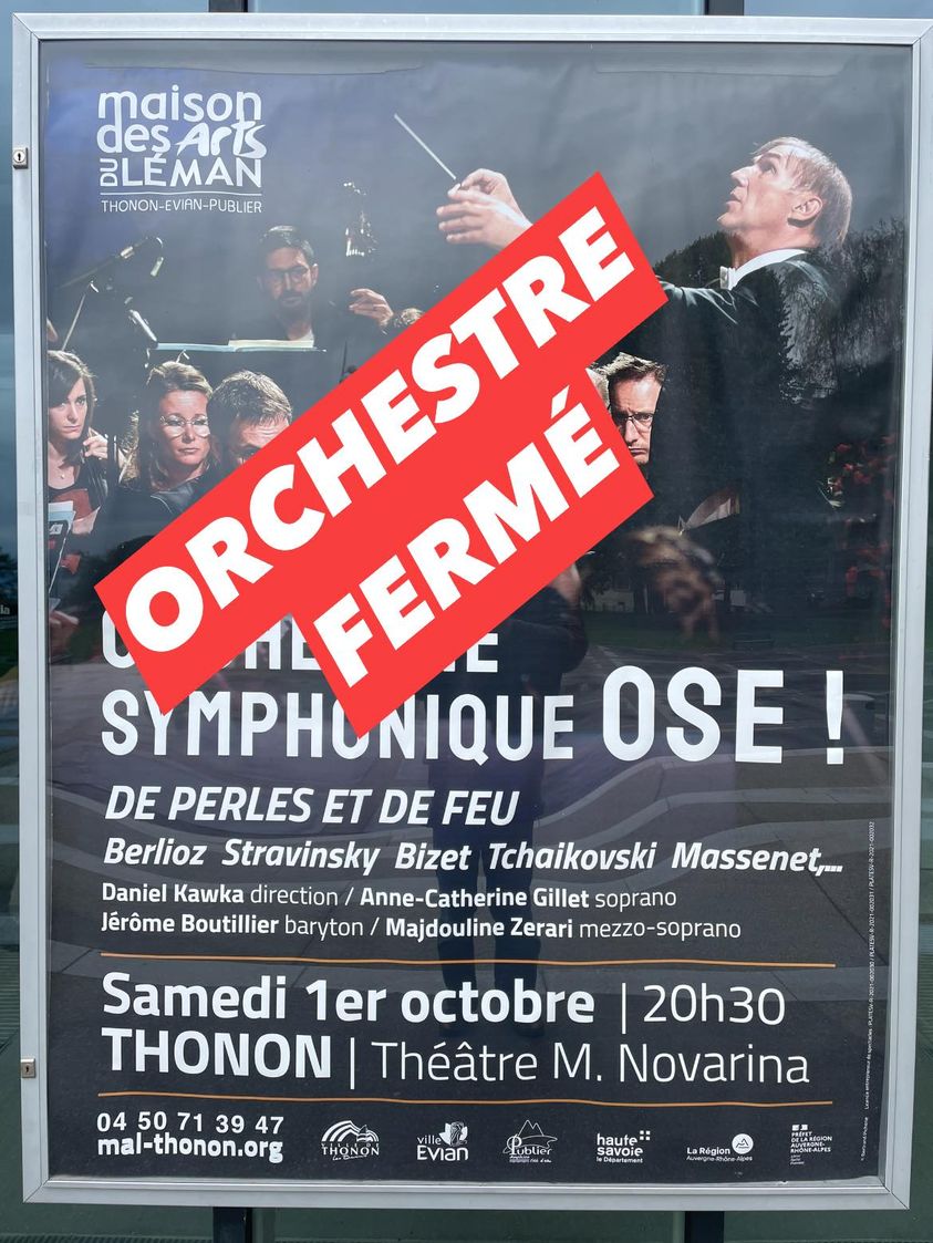 An orchestra shuts down in France