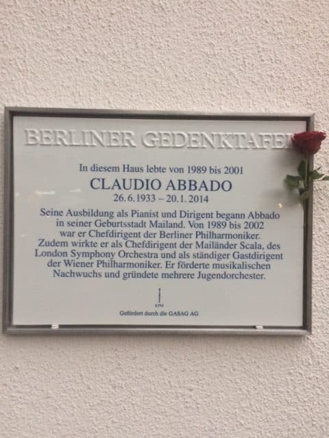 Claudio’s plaque