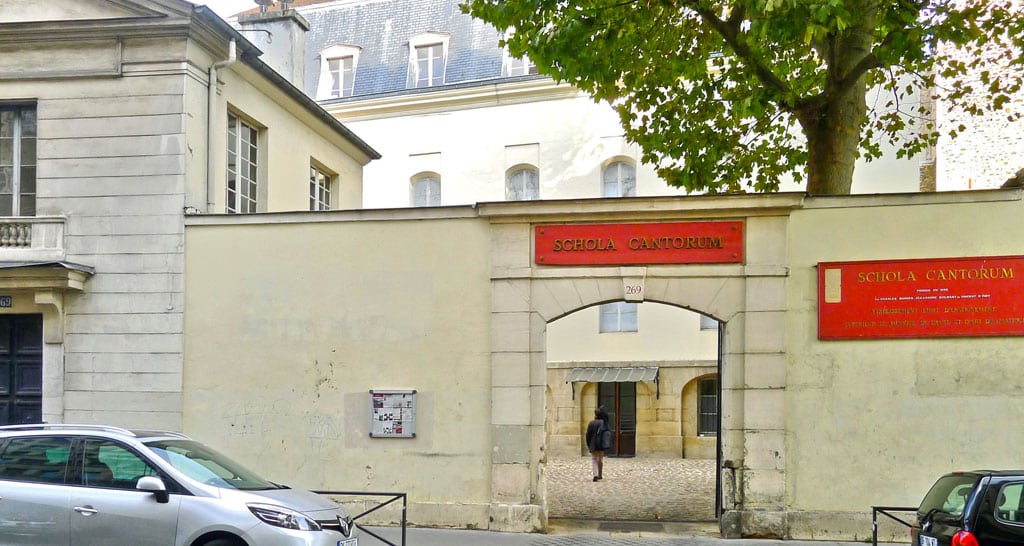 In Paris, the famed Schola Cantorum is ruptured by gas explosion