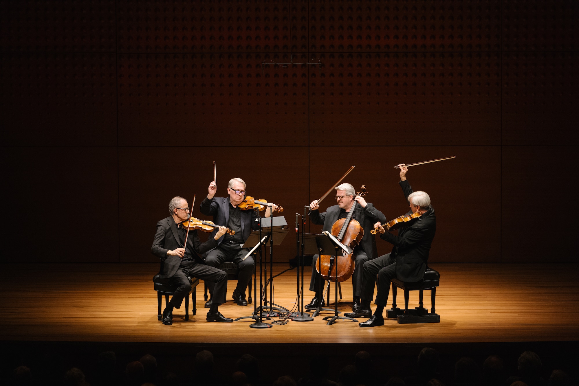 The very last notes of the Emerson Quartet