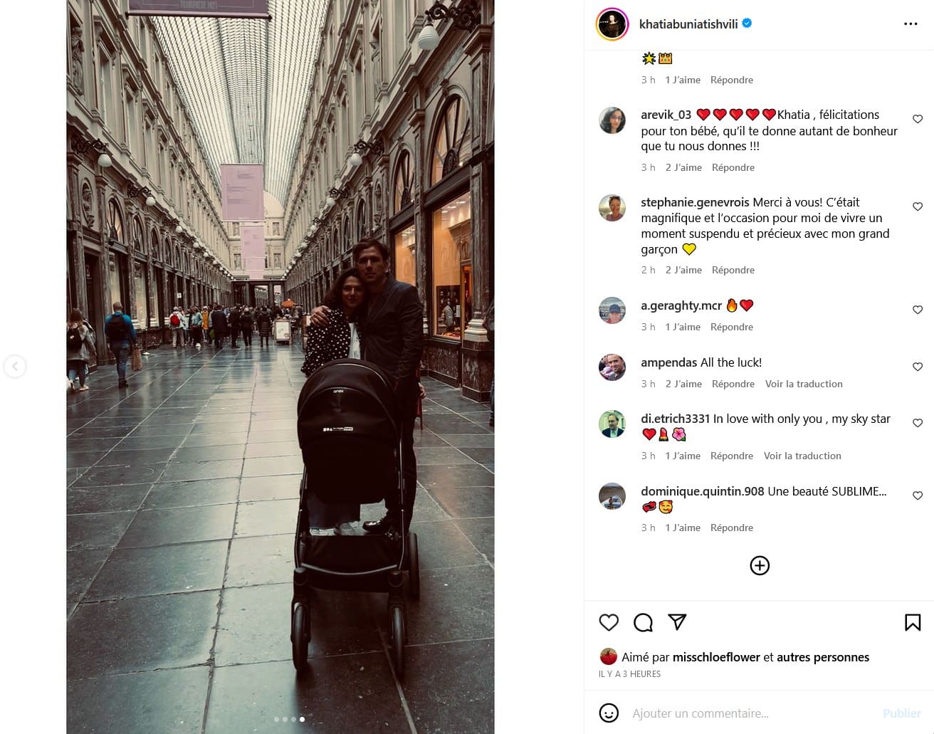 Khatia Buniatishvili reveals her Swiss baby-daddy