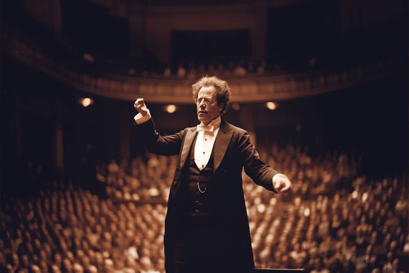 AI yields pictures of Gustav Mahler conducting