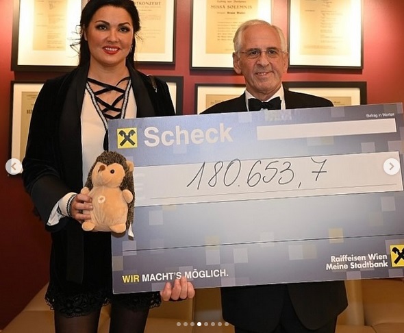 Netrebko raises $180k for Vienna hospital