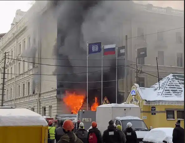 Fire at the St Petersburg Conservatoire