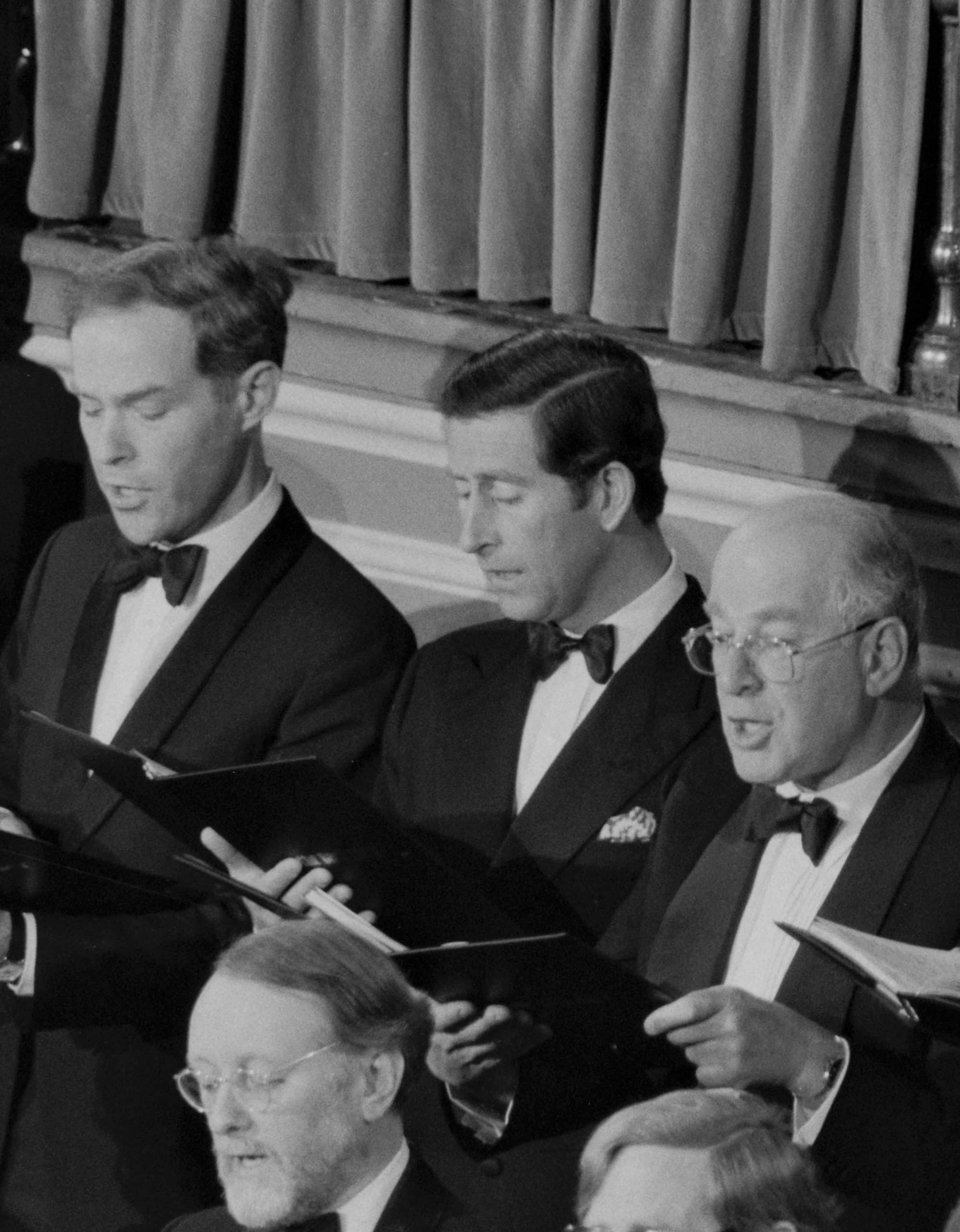 1985: Prince Charles sings in Bach Choir