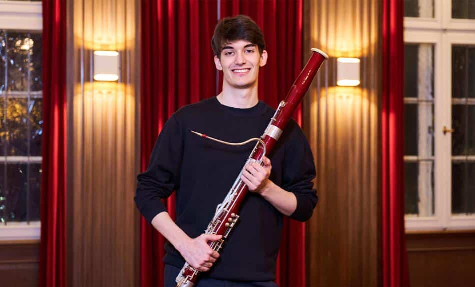 He plays bassoon like a first violin
