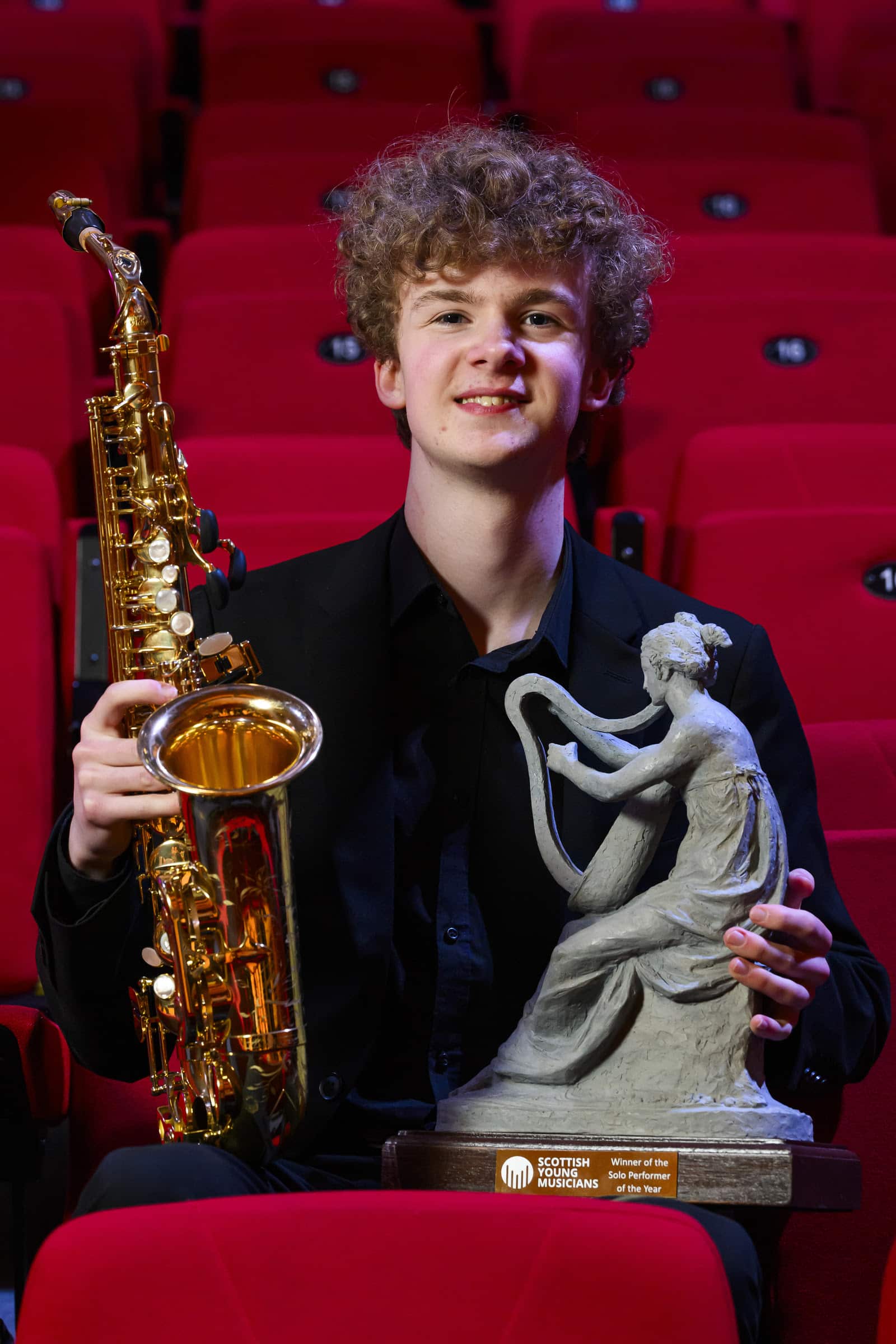 Sax, 17, is young Scot of 2024