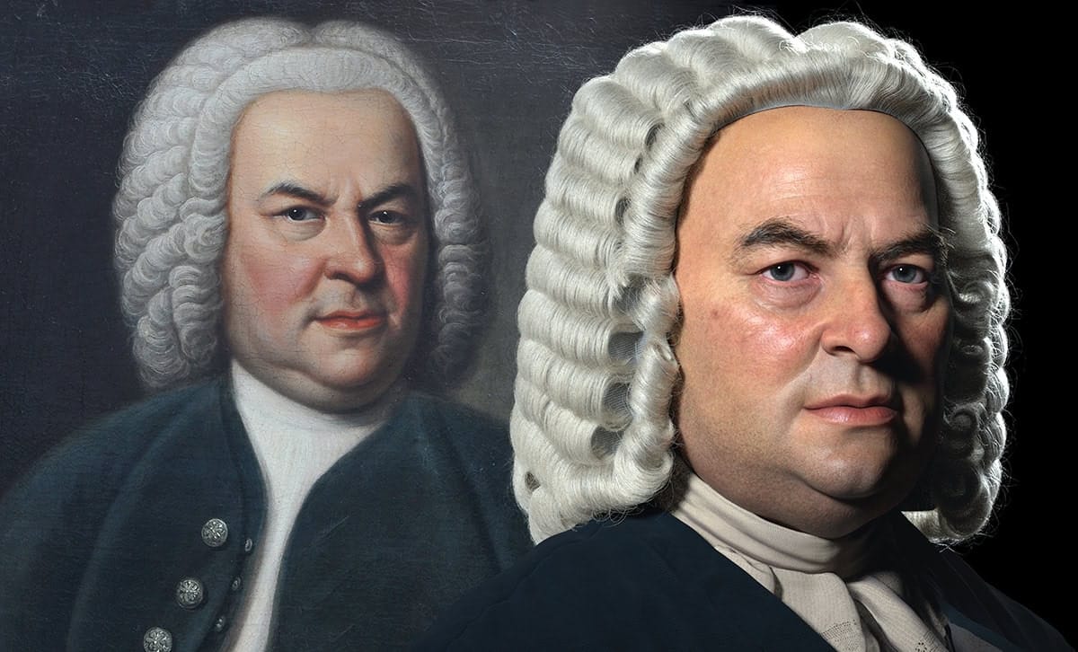 AI gets to work on a lifelike new Bach portrait