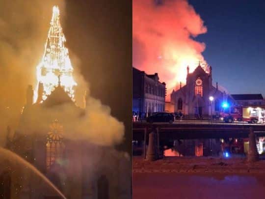 Famed French organ is destroyed by arson