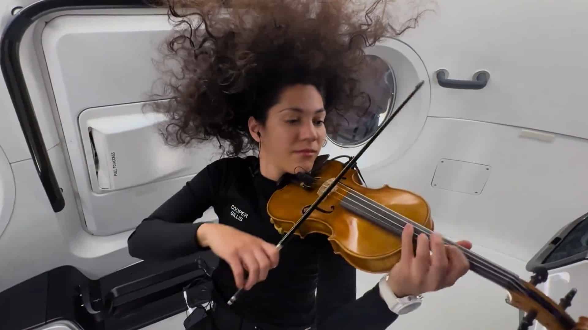 A violin solo from outer space