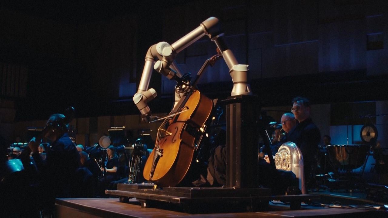 Watch: Robot plays cello solo with orchestra